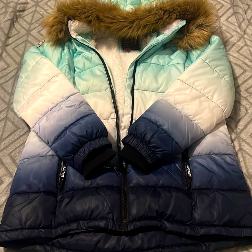 Size 14/16 justice puffer jacket
